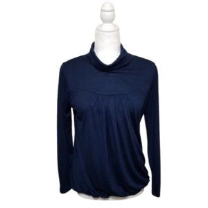 Women's, blue, long sleeve, turtleneck, SMALL